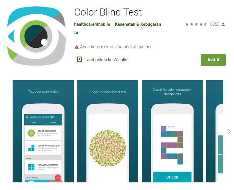 5 Rekomendasi Aplikasi Tes Buta Warna untuk Android