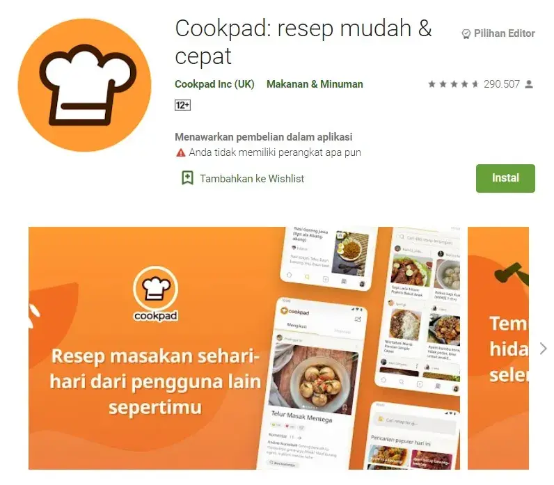 7 Rekomendasi Aplikasi Resep Masakan Terbaik di Android