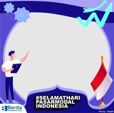 Twibbon Hari Pasar Modal Indonesia 2021 - Download Gratis
