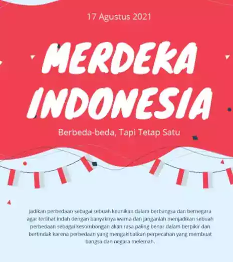 Link Poster Gambar Terbaru Untuk Meriahkan Dirgahayu Indonesia Yang Ke-76