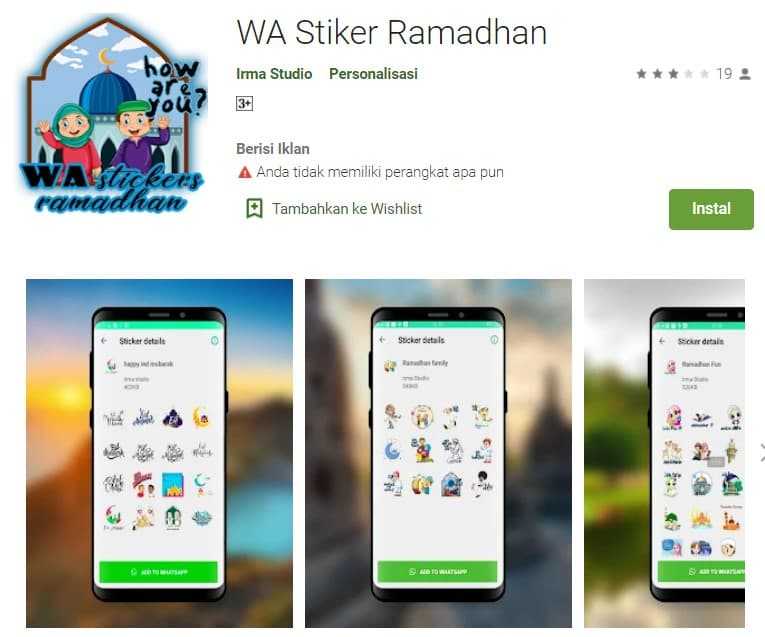 5 Aplikasi Stiker WhatsApp Ramadan yang Lucu dan Unik