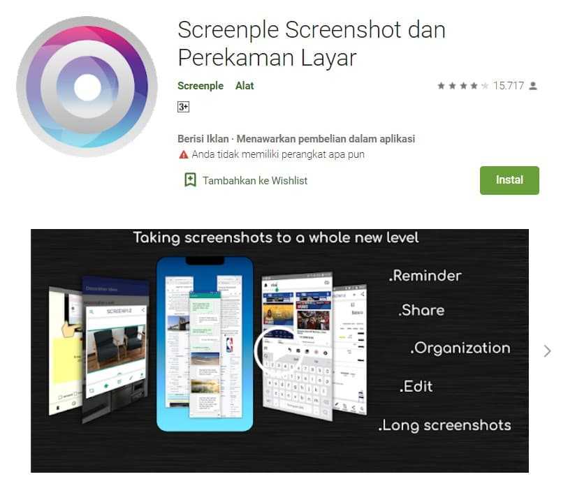Aplikasi Screenshot Panjang